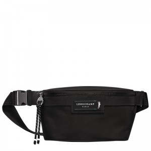 Longchamp Le Pliage Energy M Belt Bag Siyah | 06594-OCJV