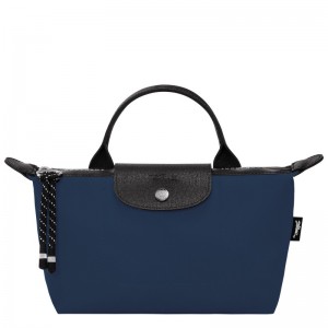 Longchamp Le Pliage Energy Pouch Lacivert | 60829-RHKW