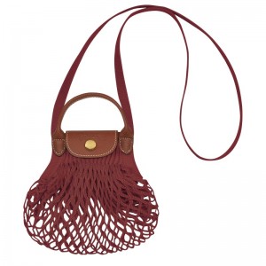 Longchamp Le Pliage Filet Xs Mesh Bag Mahogany | 14832-HRWZ