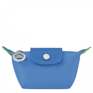 Longchamp Le Pliage Green Coin Purse Cornflower | 83976-OHZD