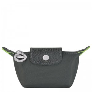 Longchamp Le Pliage Green Coin Purse Graphite | 78436-HKFV