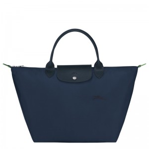 Longchamp Le Pliage Green M Handbag Lacivert | 93210-TEGJ