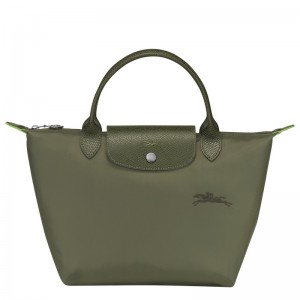 Longchamp Le Pliage Green S Handbag Forest | 96217-HOPI