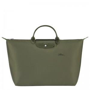 Longchamp Le Pliage Green S Travel Bag Forest | 95476-FVBS