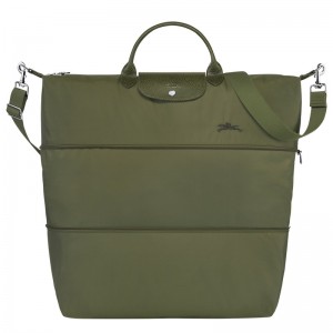 Longchamp Le Pliage Green Travel Bag Expandable Forest | 03562-ERPA