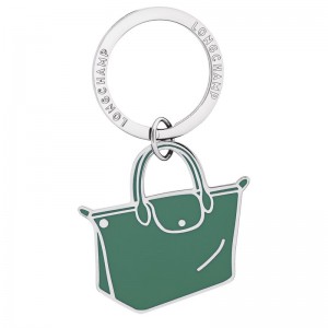 Longchamp Le Pliage Key Rings Sage | 43650-RLWY