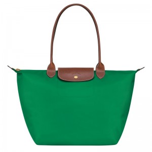 Longchamp Le Pliage Original L Tote Bag Yeşil | 82315-LZVK