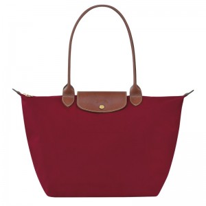 Longchamp Le Pliage Original L Tote Bag Kırmızı | 01946-WJKV