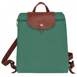 Longchamp Le Pliage Original M Backpack Sage | 46729-LBMC