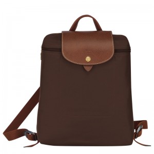 Longchamp Le Pliage Original M Backpack Ebony | 58940-UIZS