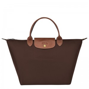 Longchamp Le Pliage Original M Handbag Ebony | 23704-ETCH