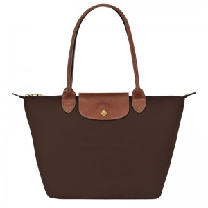 Longchamp Le Pliage Original M Tote Bag Ebony | 21937-NJGO