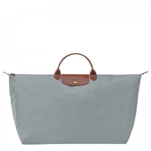 Longchamp Le Pliage Original M Travel Bag Steel | 08634-CWHR