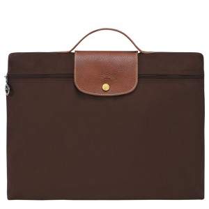 Longchamp Le Pliage Original S Briefcase Ebony | 48593-HXEL