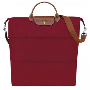 Longchamp Le Pliage Original Travel Bag Expandable Kırmızı | 08297-FJIX