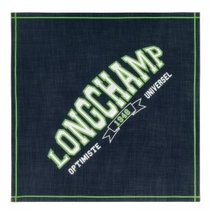 Longchamp Le Pliage University Scarf Lacivert | 03742-ZUGX