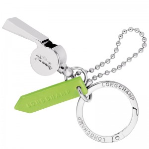 Longchamp Le Pliage Xtra Key Ring Yeşil Açık | 98760-EIAO