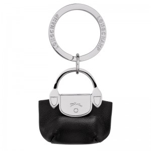 Longchamp Le Pliage Xtra Key Rings Siyah | 64753-HSIP