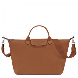 Longchamp Le Pliage Xtra L Handbag Cognac | 189-BWRTPV