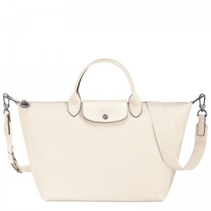 Longchamp Le Pliage Xtra L Handbag Ecru | 936-UMJLZG