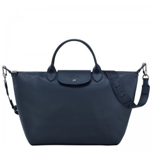 Longchamp Le Pliage Xtra L Handbag Lacivert | 702-RKGHAJ