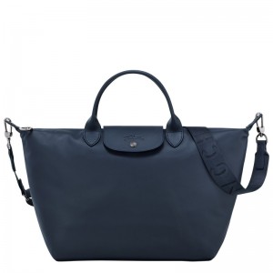 Longchamp Le Pliage Xtra L Handbag Lacivert | 912-PLFITE