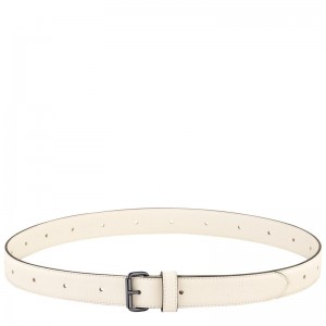 Longchamp Le Pliage Xtra Ladie's Belt Ecru | 78910-YTOE