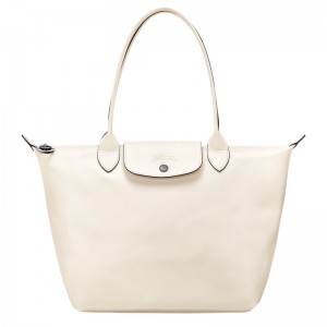 Longchamp Le Pliage Xtra M Tote Bag Ecru | 54396-VLAH