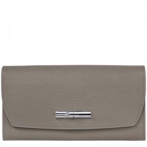 Longchamp Le Roseau Continental Wallet Turtledove | 14825-SRXN