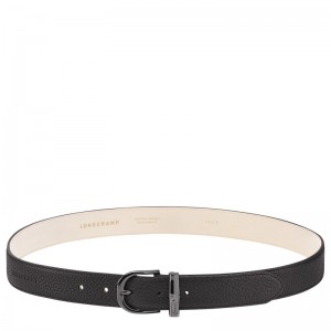 Longchamp Le Roseau Essential Ladies' Belt Siyah | 57893-CPJX