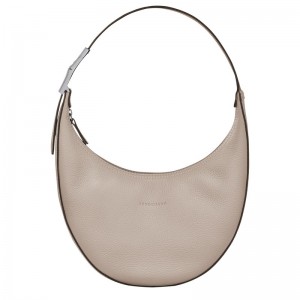 Longchamp Le Roseau Essential M Hobo Bag Clay | 17482-KFOA