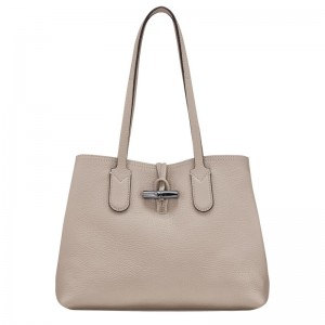 Longchamp Le Roseau Essential M Tote Bag Clay | 25473-CWDH