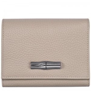 Longchamp Le Roseau Essential Wallet Clay | 59671-WCQU