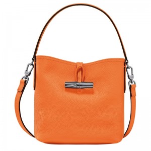 Longchamp Le Roseau Essential Xs Bucket Bag Turuncu | 05764-TSRD