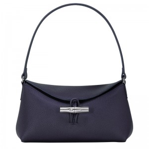 Longchamp Le Roseau S Hobo Bag Bilberry | 29875-LGTE