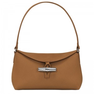 Longchamp Le Roseau S Hobo Bag Natural | 57410-XEJL