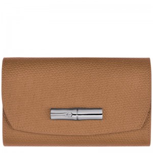 Longchamp Le Roseau Wallet Natural | 32649-PNMD