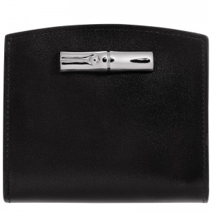 Longchamp Le Roseau Wallet Siyah | 72094-QRXV