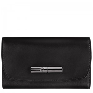 Longchamp Le Roseau Wallet Siyah | 79653-XRDN