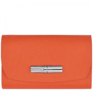 Longchamp Le Roseau Wallet Turuncu | 53721-UPIC