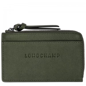 Longchamp Longchamp 3d Card Holder Haki | 50249-OJNR