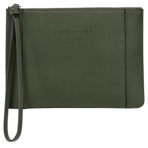 Longchamp Longchamp 3d Pouch Haki | 40357-QBDN