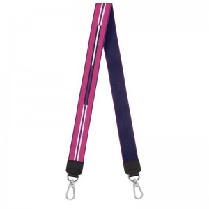 Longchamp Longchamp Rayures Shoulder Strap Violet | 03967-LIMT