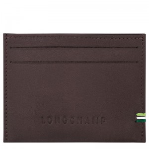 Longchamp Longchamp Sur Seine Card Holder Mocha | 39420-FVUQ