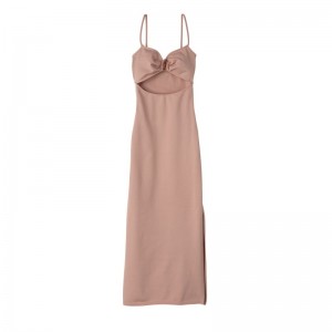 Longchamp Midi Dress Nude | 13540-DZNX