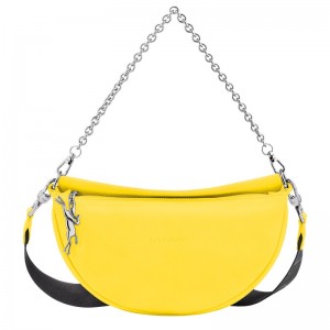 Longchamp Smile S Crossbody Bag Sarı | 41302-RKJH