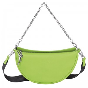 Longchamp Smile S Crossbody Bag Yeşil Açık | 75813-MSYV