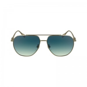 Longchamp Sunglasses Altın Mavi | 68149-YPHO