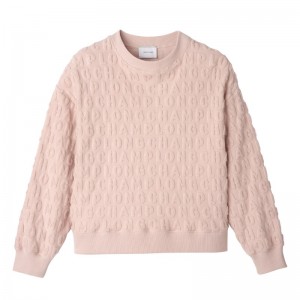 Longchamp Sweatshirt Nude | 60584-YOUA