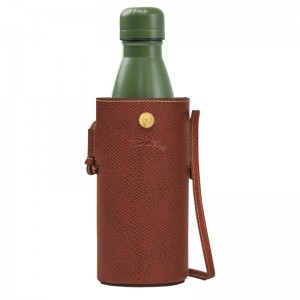 Longchamp Épure Bottle Holder Kahverengi | 38495-YBXT